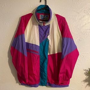 Vintage Color Block Capistrano Women’s Windbreaker